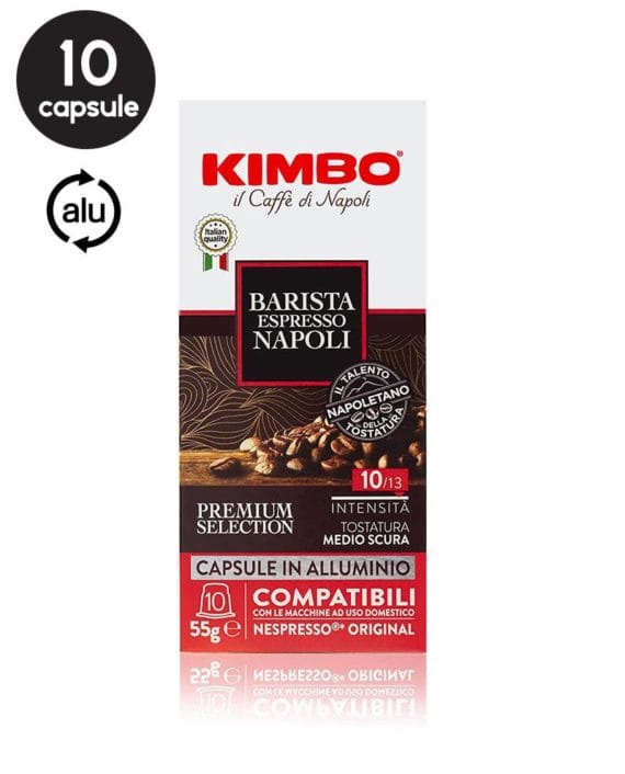 10 Capsule Aluminiu Kimbo Barista Espresso Napoli – Compatibile Nespresso 1 10 Capsule Aluminiu Kimbo Barista Espresso Napoli – Compatibile Nespresso