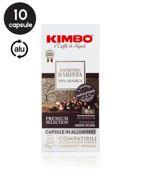 10 Capsule Aluminiu Kimbo Espresso Barista 100% Arabica – Compatibile Nespresso 1 10 Capsule Aluminiu Kimbo Espresso Barista 100% Arabica – Compatibile Nespresso