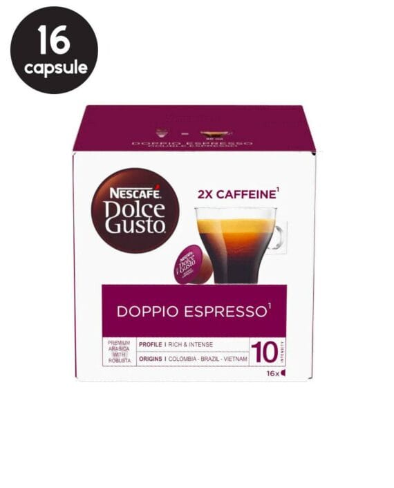 Capsule Nescafe Dolce Gusto Doppio Espresso 16 buc. 1 Capsule Nescafe Dolce Gusto Doppio Espresso 16 buc.