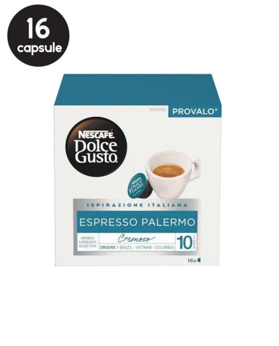 Capsule Nescafe Dolce Gusto Espresso Palermo Cremoso 16 buc. 1 Capsule Nescafe Dolce Gusto Espresso Palermo Cremoso 16 buc.