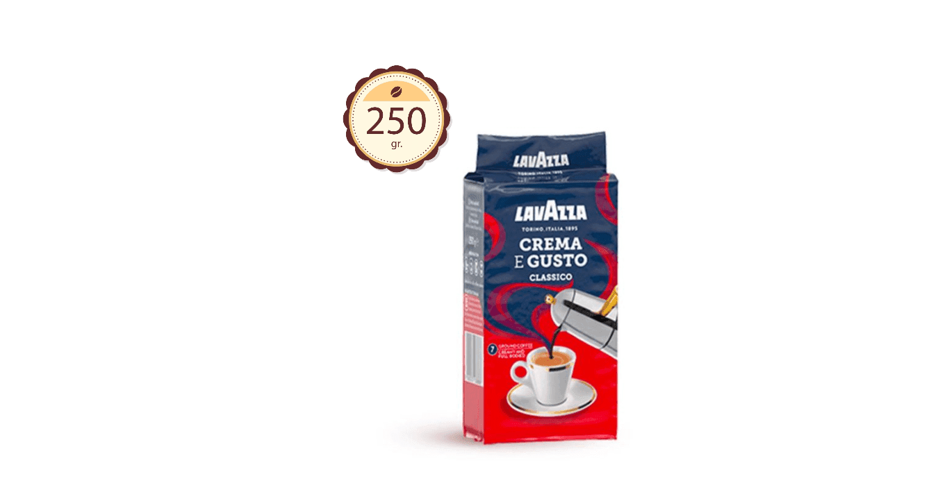 Cafea Măcinată Lavazza Crema e Gusto 250g x 20buc. 3 Cafea Măcinată Lavazza Crema e Gusto 250g