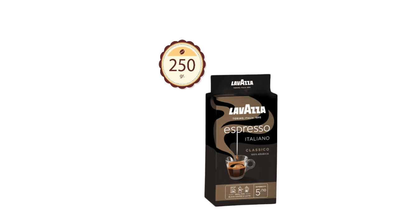Cafea Macinata Lavazza Espresso Italiano Classico 250gr 1 Lavazza Espresso Italiano Classico 250gr
