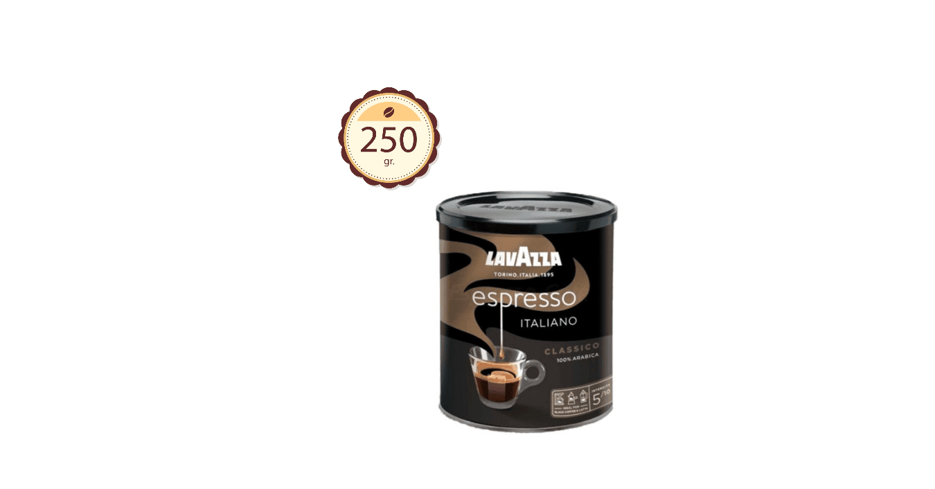 Cafea Macinata Lavazza Espresso Italiano Classico Cutie Metalica 250gr 1 Cafea Macinata Lavazza Espresso Italiano Classico Cutie Metalica 250gr