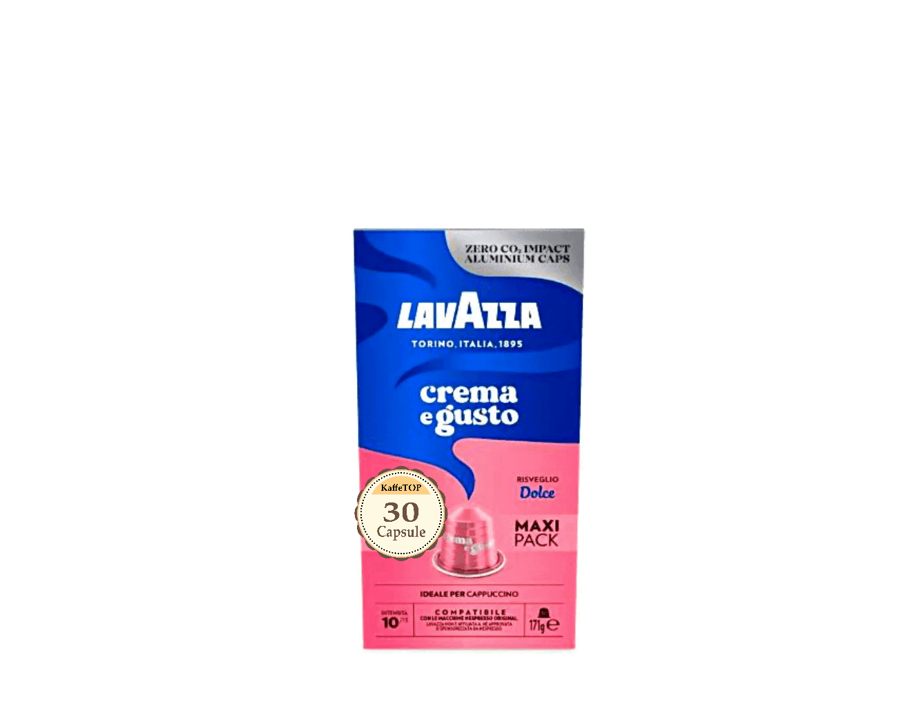 Capsule Aluminiu Lavazza Crema e Gusto Dolce – Compatibile Nespresso- 30buc 1 Capsule Aluminiu Lavazza Crema e Gusto Dolce – Compatibile Nespresso- 30buc