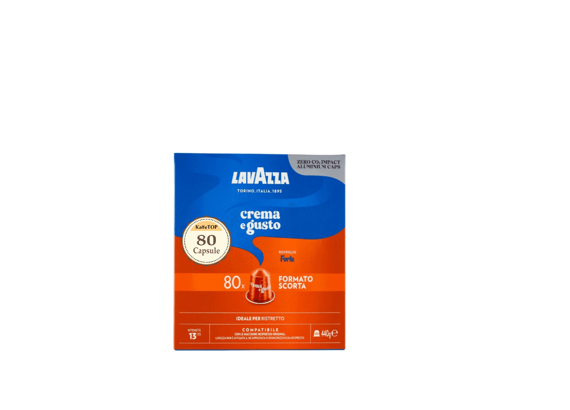 Capsule Aluminiu Lavazza Crema e Gusto Forte – Compatibile Nespresso- 80buc 1 Capsule Aluminiu Lavazza Crema e Gusto Forte – Compatibile Nespresso- 80buc