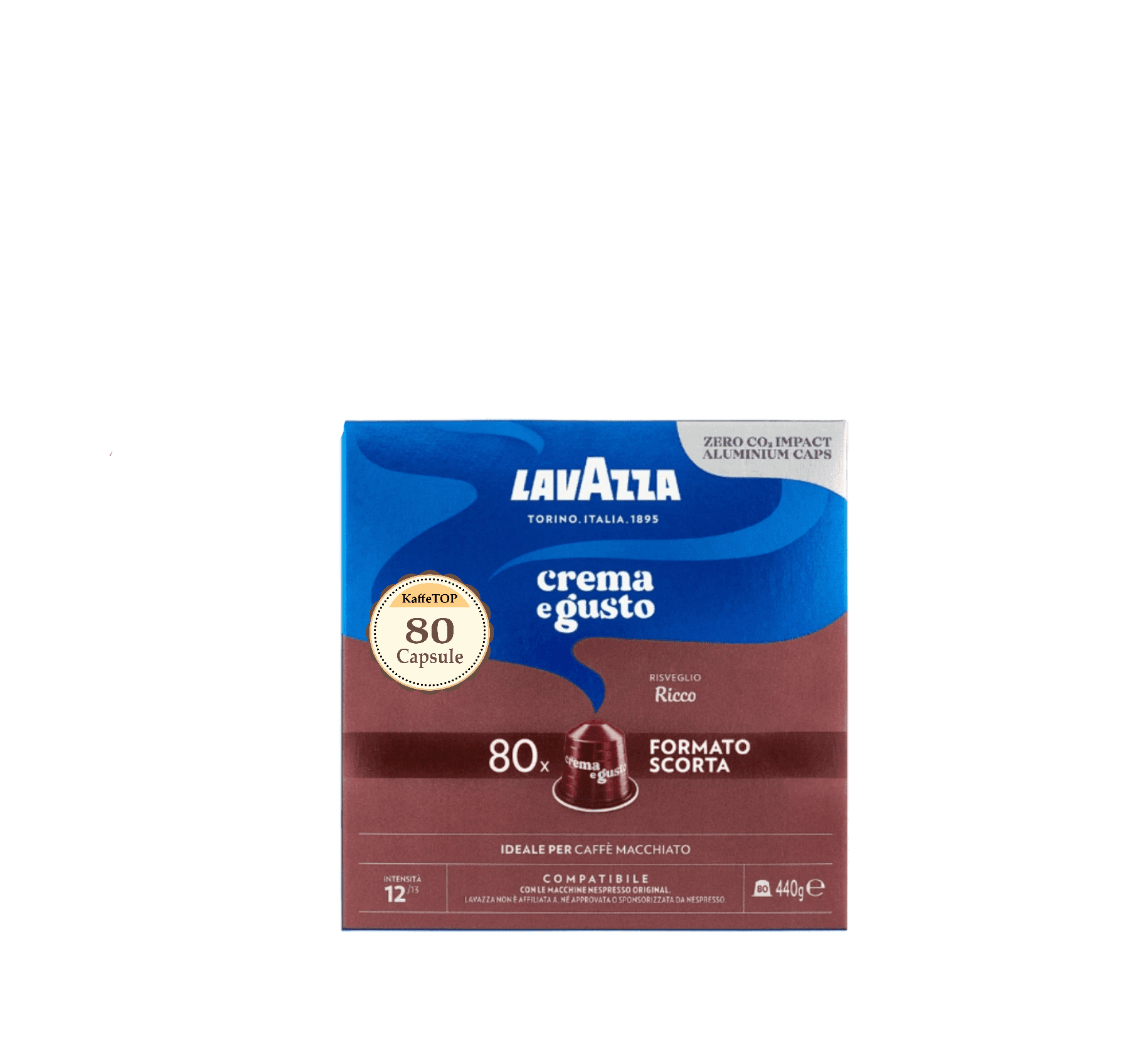 Capsule Aluminiu Lavazza Crema e Gusto Ricco – Compatibile Nespresso- 80buc 1 Capsule Aluminiu Lavazza Crema e Gusto Ricco – Compatibile Nespresso- 80buc