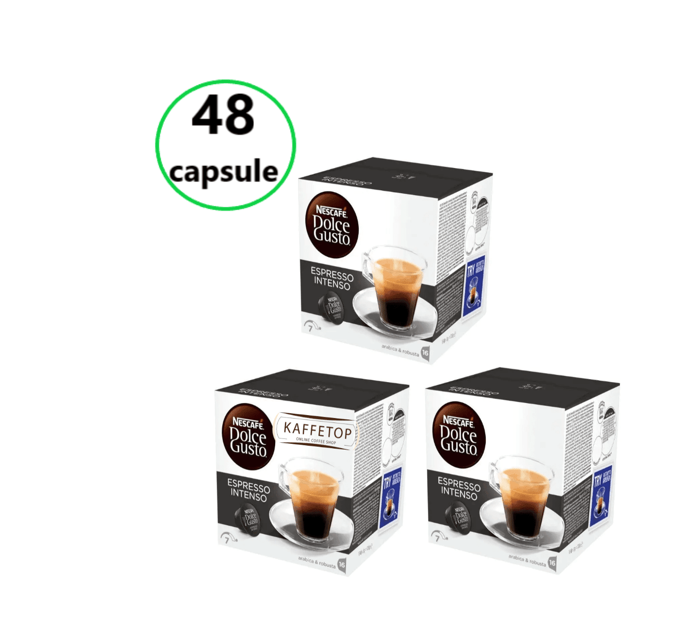Capsule Nescafe Dolce Gusto Espresso Intenso- 48 buc 1 Capsule Nescafe Dolce Gusto Espresso Intenso- 48 buc