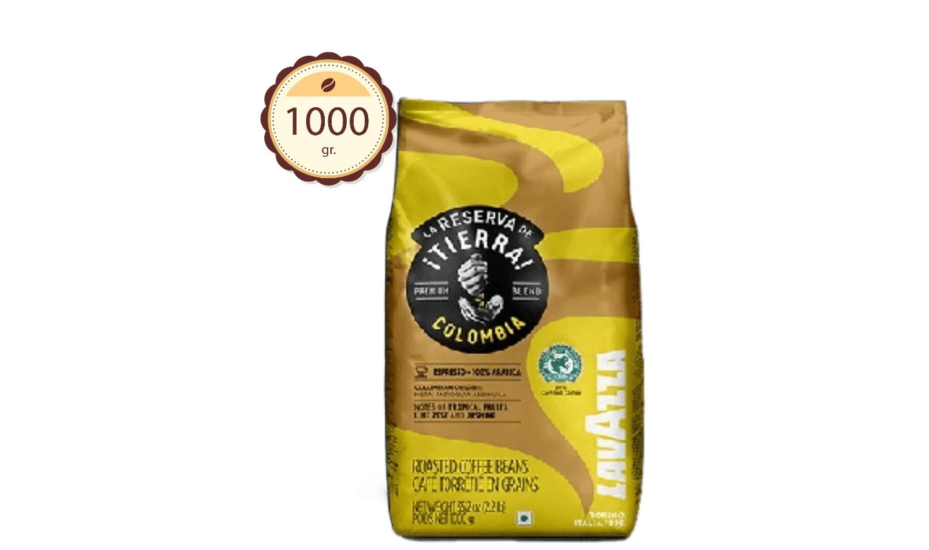 Lavazza Tierra Colombia Espresso Cafea Boabe 1kg 1 Lavazza Tierra Colombia