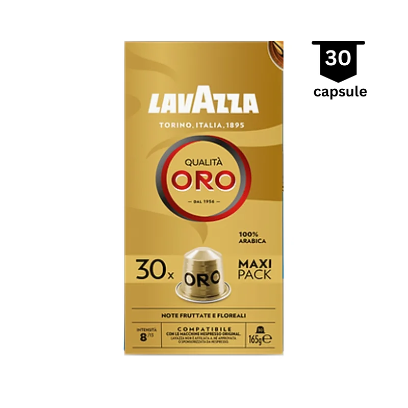 Capsule Aluminiu Lavazza Qualita Oro – Compatibile Nespresso- 30buc 1 Capsule Aluminiu Lavazza Qualita Oro – Compatibile Nespresso- 30buc