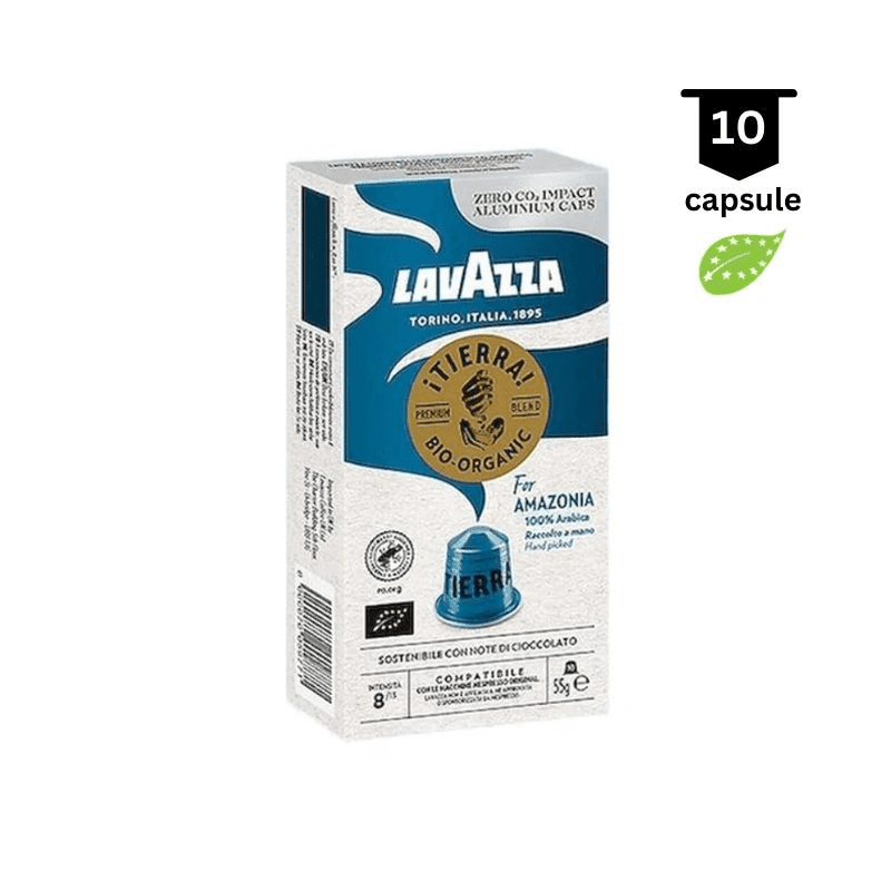 10 Capsule Aluminiu Lavazza Tierra Bio Organic for Amazonia – Compatibile Nespresso 1 10 Capsule Aluminiu Lavazza Tierra Bio Organic for Amazonia – Compatibile Nespresso