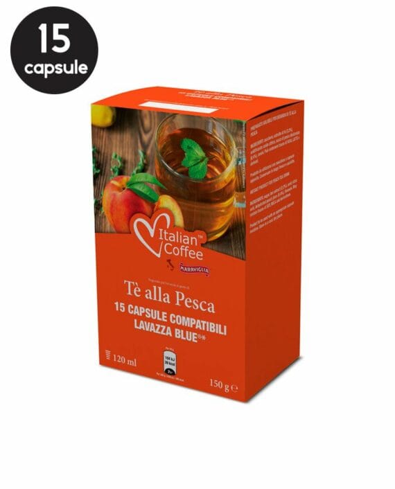 15 Capsule Italian Coffee Ceai de Piersici – Compatibile Lavazza Blue 1 15 Capsule Italian Coffee Ceai de Piersici – Compatibile Lavazza Blue