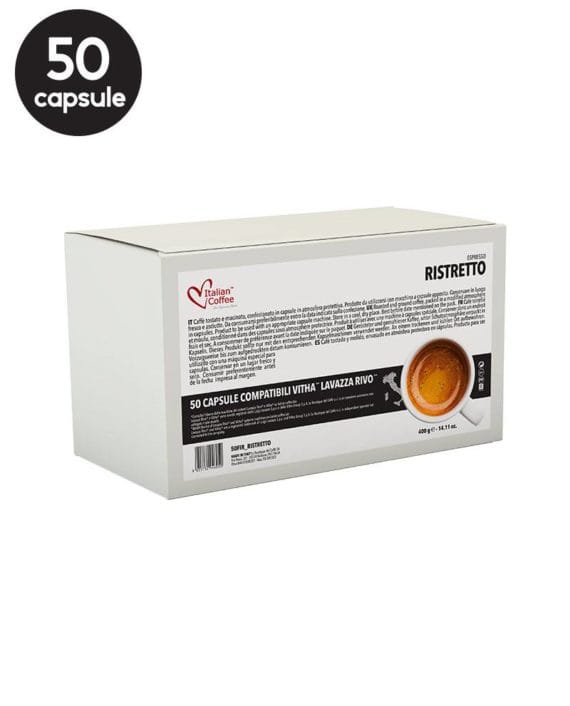 50 Capsule Italian Coffee Espresso Ristretto – Compatibile Lavazza Firma 1 50 Capsule Italian Coffee Espresso Ristretto – Compatibile Lavazza Firma