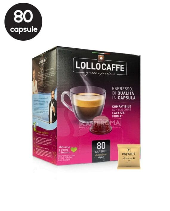 80 Capsule Lollo Caffe Miscela Oro – Compatibile Lavazza Firma 1 80 Capsule Lollo Caffe Miscela Oro – Compatibile Lavazza Firma