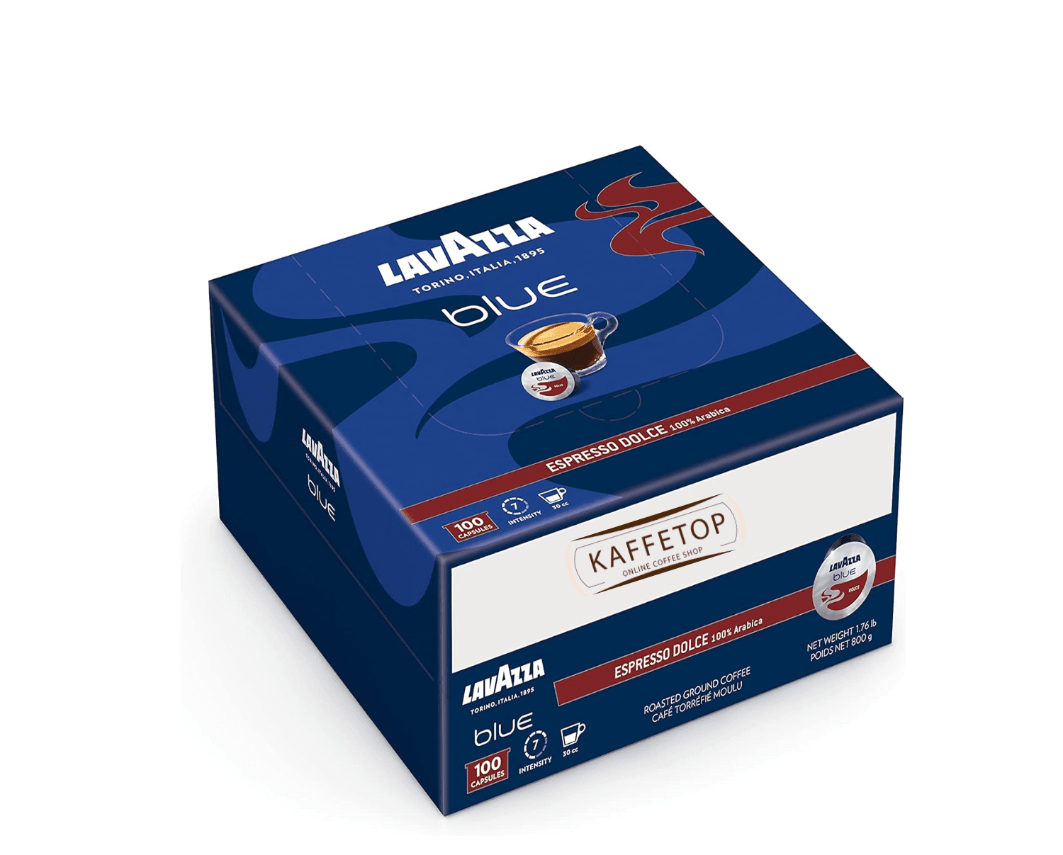Lavazza Blue Espresso Dolce- 100 capsule 2 Capsule Lavazza Blue Espresso Dolce- 100buc