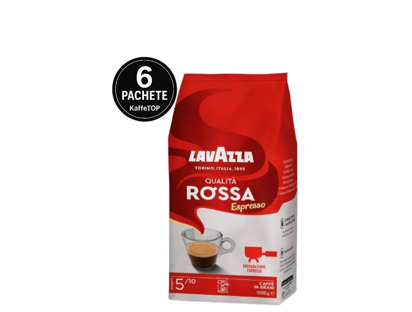 Lavazza Quality Rossa Cafea Boabe- 6 x 1 kg 1 Lavazza Quality Rossa