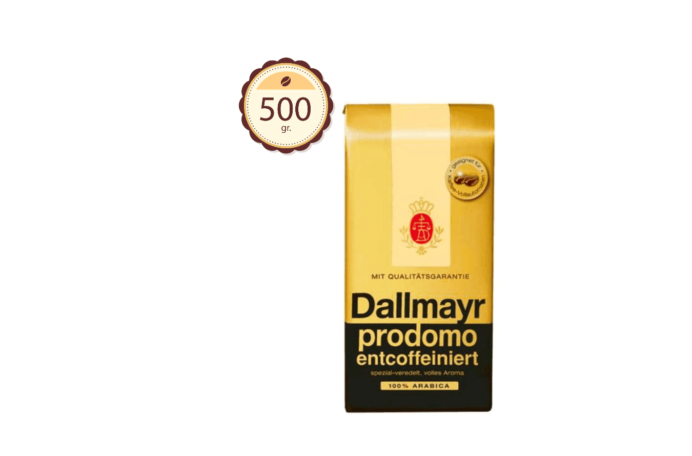 Cafea Boabe fără cofeină Dallmayr Prodomo- 500 g 1 Cafea Boabe fără cofeină Dallmayr