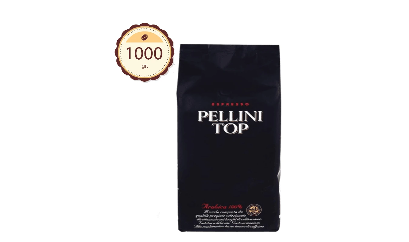 Pellini Top Espresso Cafea Boabe 100% Arabica- 1 kg 1 Pellini Top Espresso