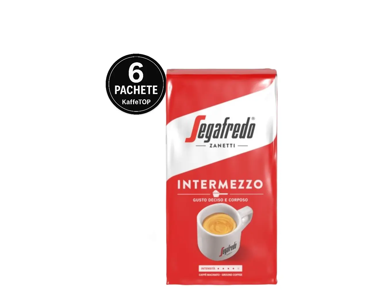 Pachet 6 x Cafea Boabe Segafredo Intermezzo- 1 kg 1 Segafredo Intermezzo