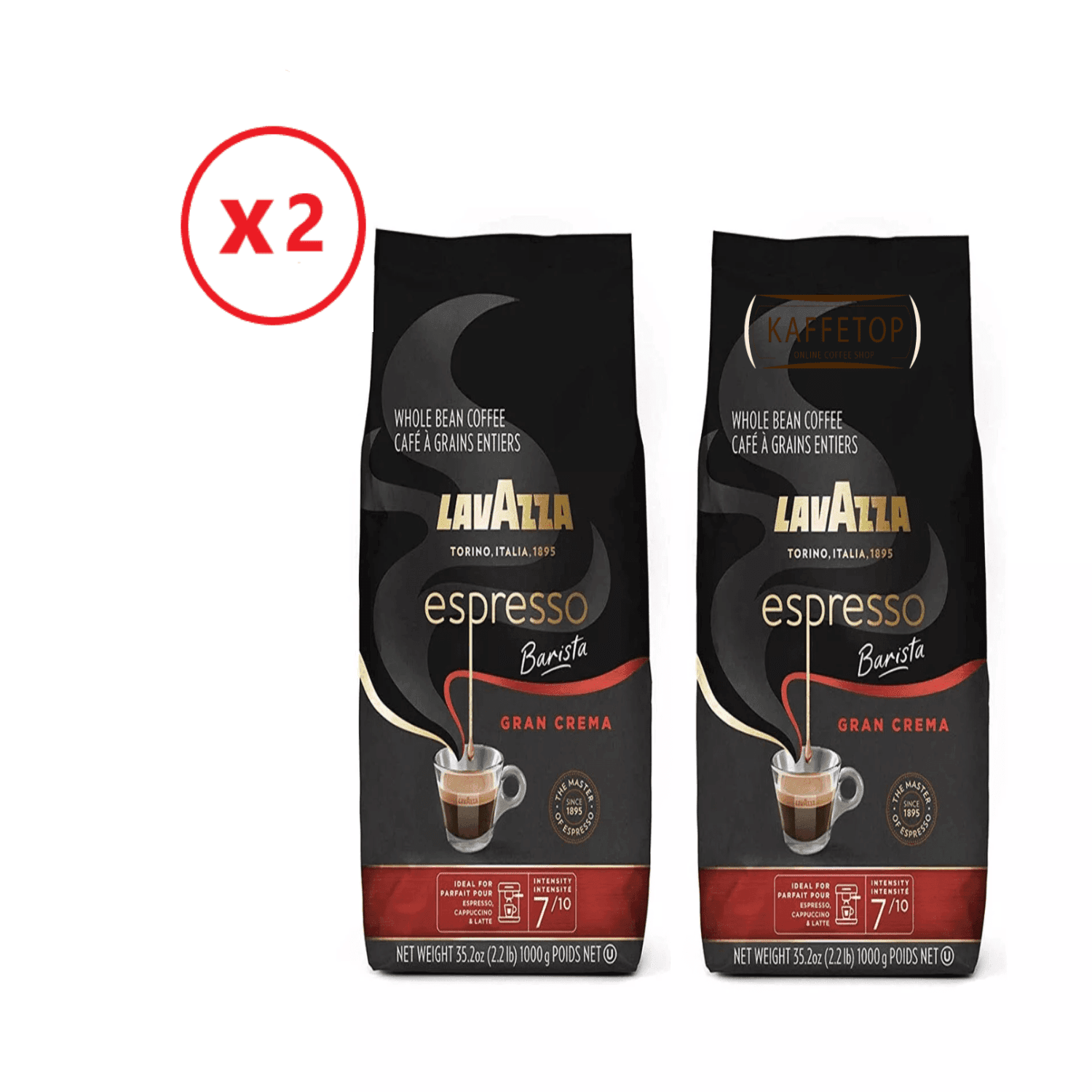 Pachet 2x Cafea Boabe Lavazza Espresso Barista Gran Crema 1kg 1 Pachet 2x Cafea Boabe Lavazza Espresso Barista Gran Crema 1kg