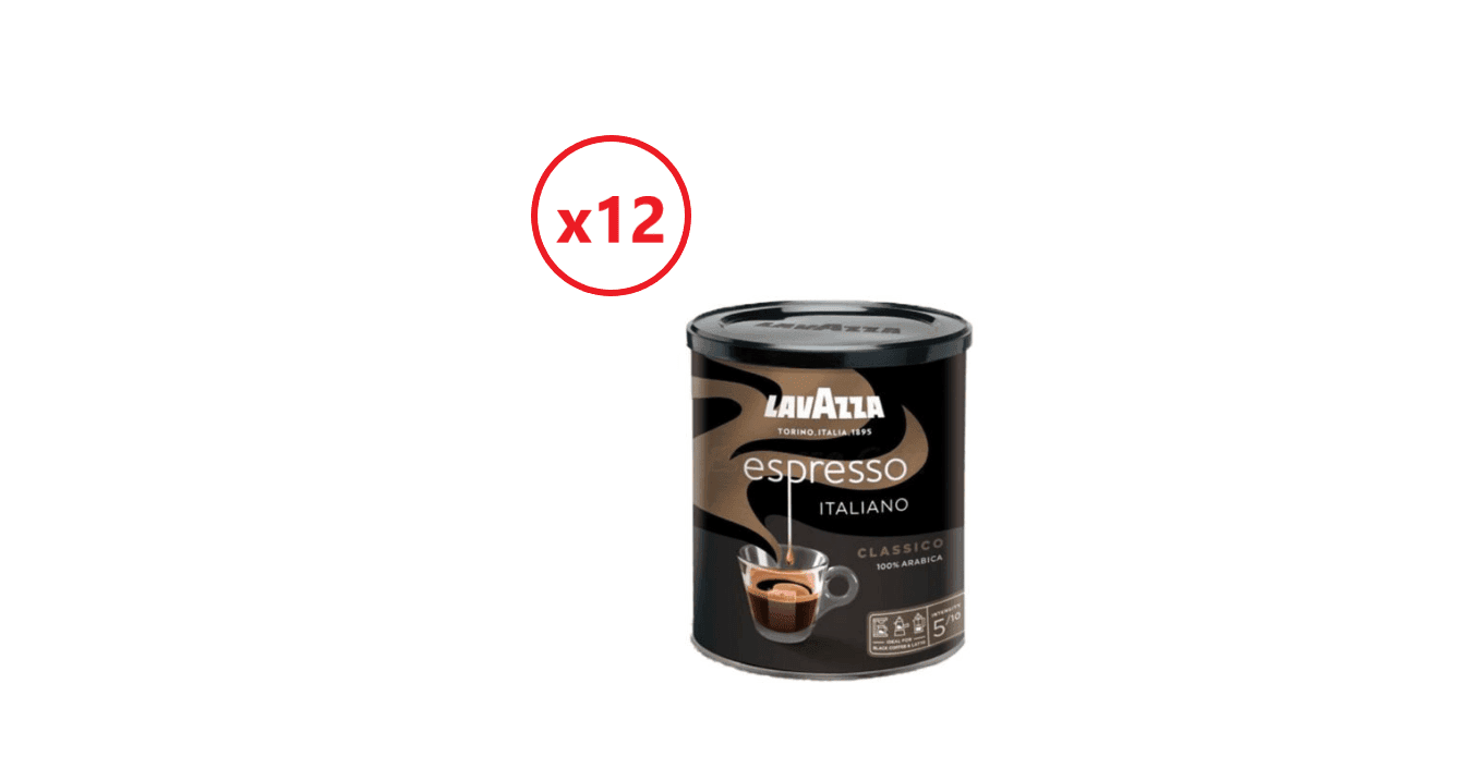 Cafea Măcinată Lavazza Espresso Italiano Classico TIN– 250g x 12 buc. 1 Cafea Măcinată Lavazza Espresso Italiano Classico – 250g x 12 buc