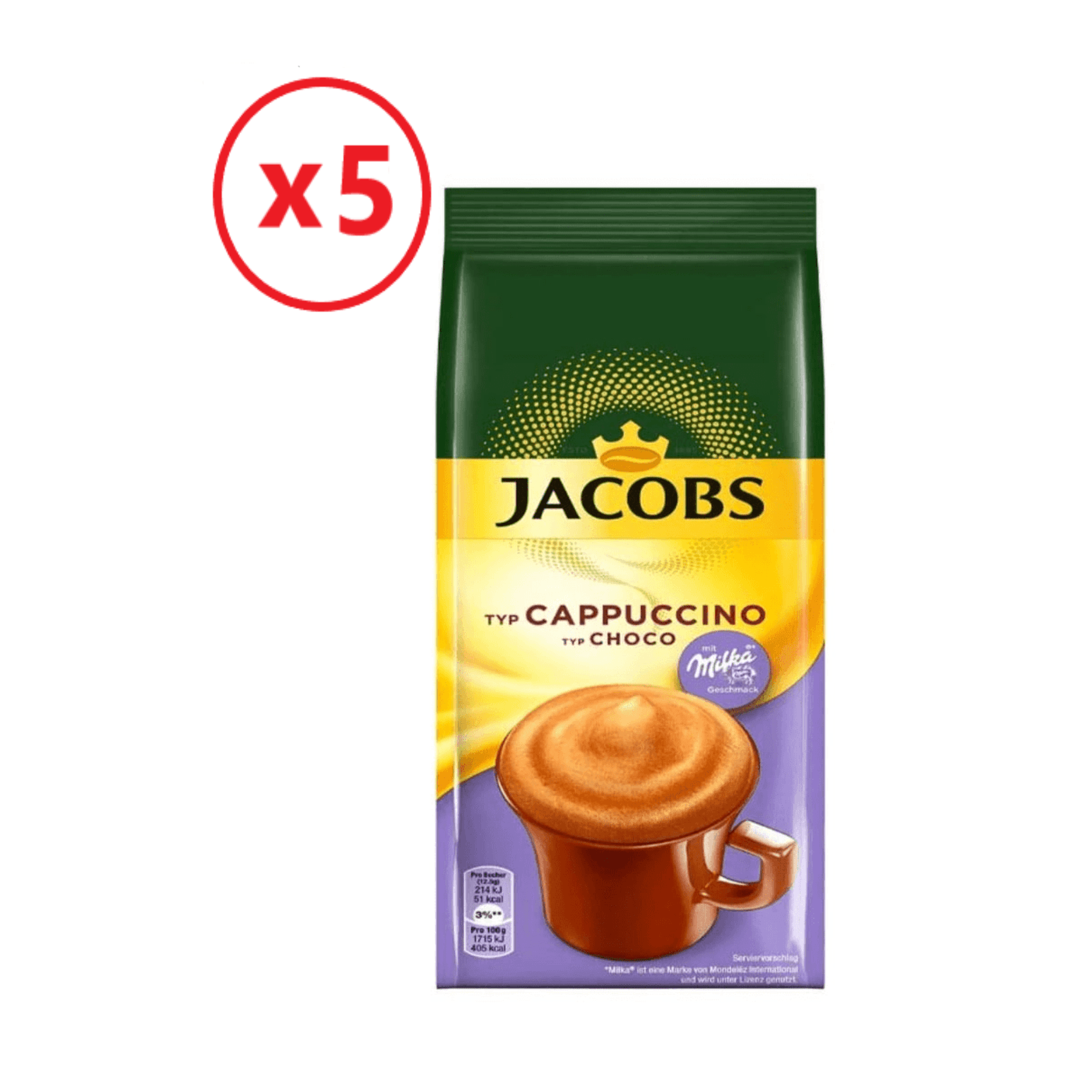 Jacobs Cappuccino Vanilla 40 x 12 g 1 Jacobs Cappuccino Vanilla 40 x 12 g
