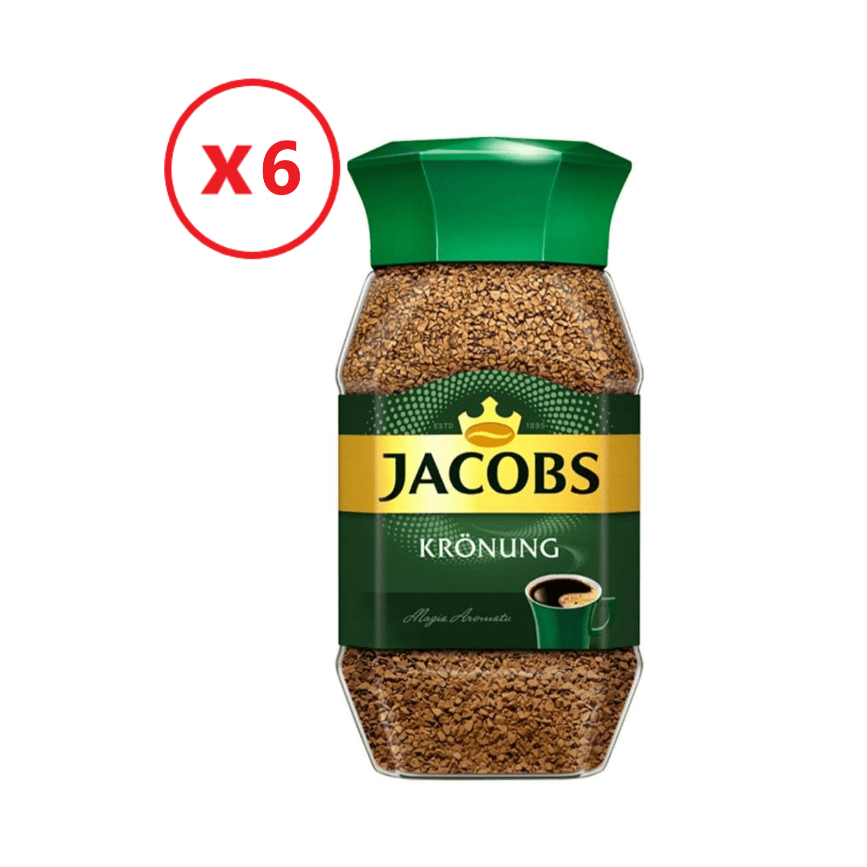 Jacobs Cafea Instant Kronung 6 x 200g. 1 Jacobs Cafea Instant