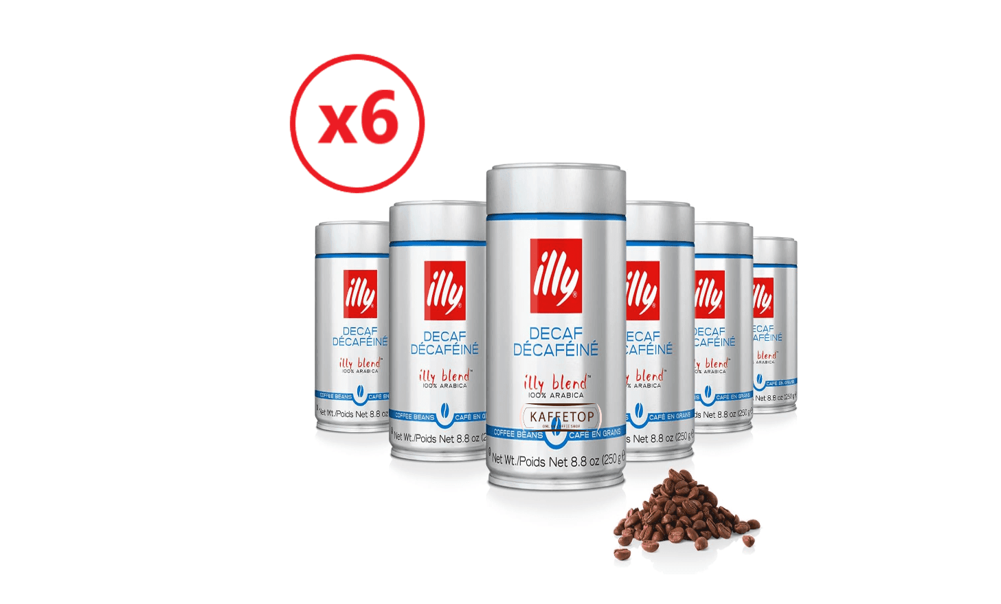 Pachet Illy Decafeinizat 6 x 250g 1 Pachet Illy Decafeinizat 6 x 250g