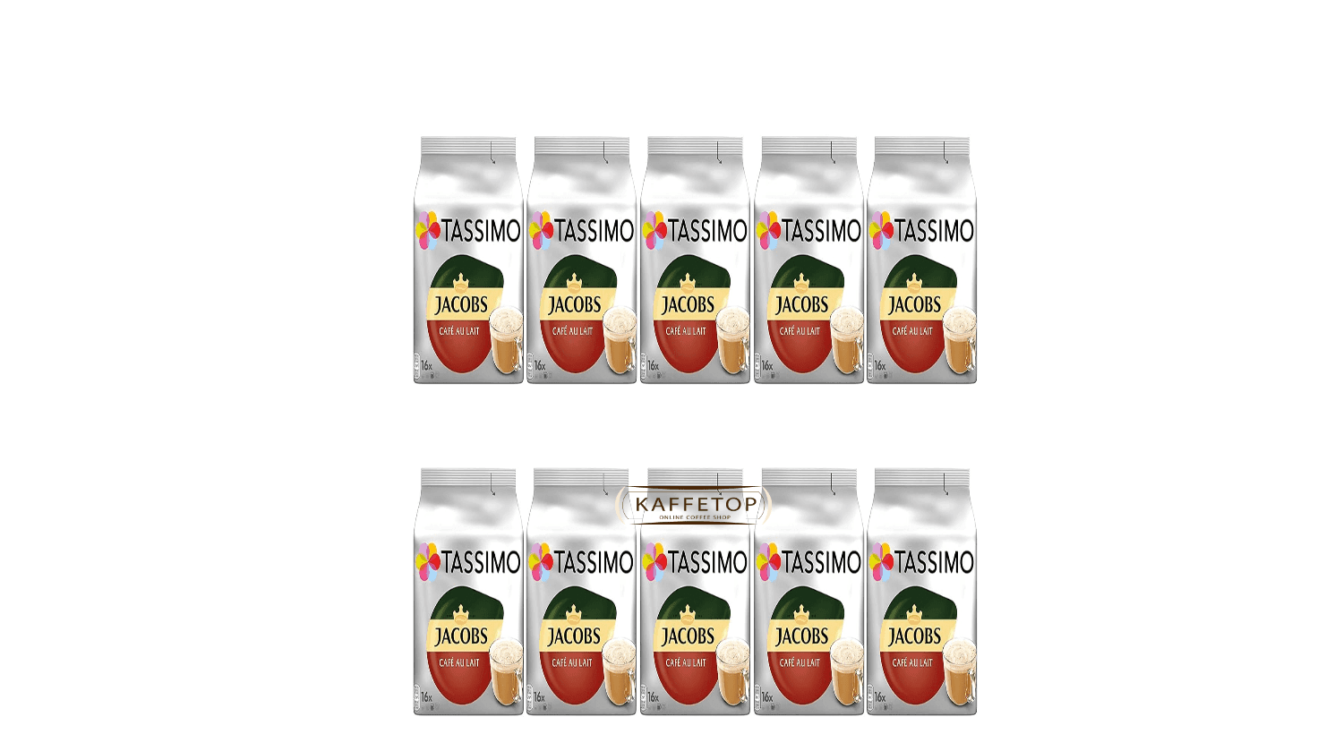 Set 10 x Cutii Capsule Tassimo Caffe au Lait (160 băuturi x 380 ml, 160 capsule) 2 Set 10 x Cutii Capsule Tassimo Caffè au Lait (160 băuturi x 380 ml, 160 capsule)