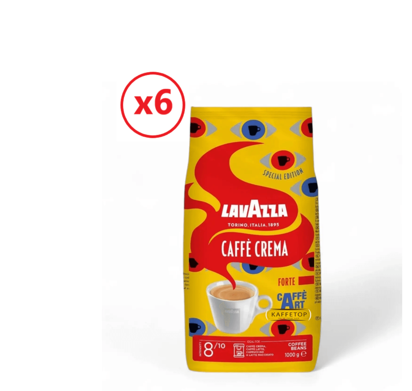 Cafea Boabe Lavazza Caffe Crema Forte 6 x 1kg 1 Lavazza Caffe Crema Forte