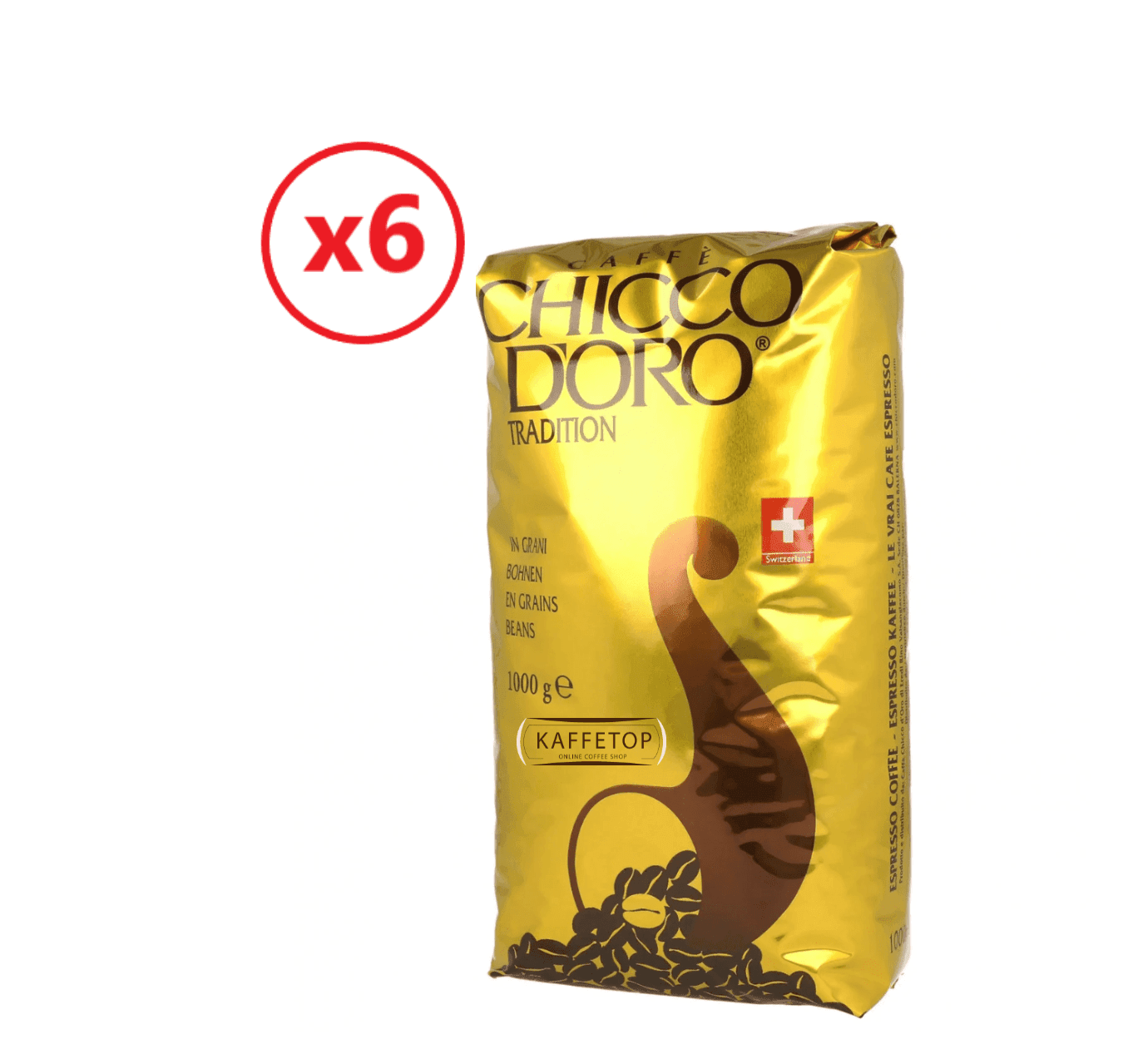 Cafea Boabe Chicco D’Oro Tradition – 6 x 1 kg 1 Chicco D’Oro Tradition – 6 x 1 kg