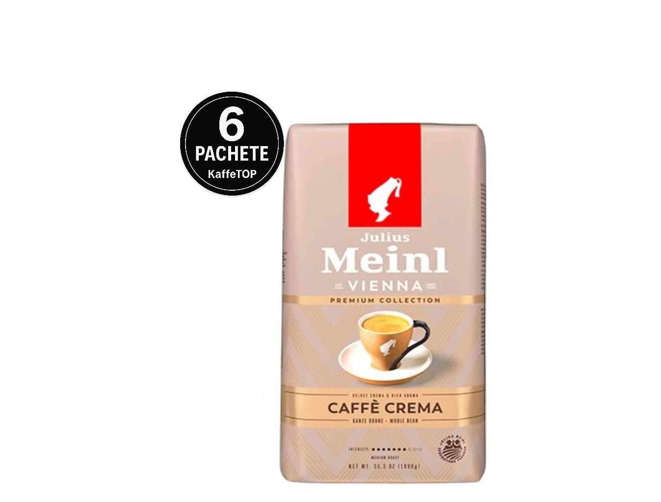 Cafea Boabe Julius Meinl Premium Caffe Crema 1kg x 6buc 1 Julius Meinl Premium Caffe Crema 1kg