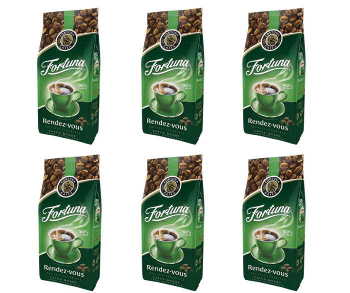 Cafea Boabe Fortuna Randez Vous- 6 x 1 kg 3 Fortuna Randez Vous
