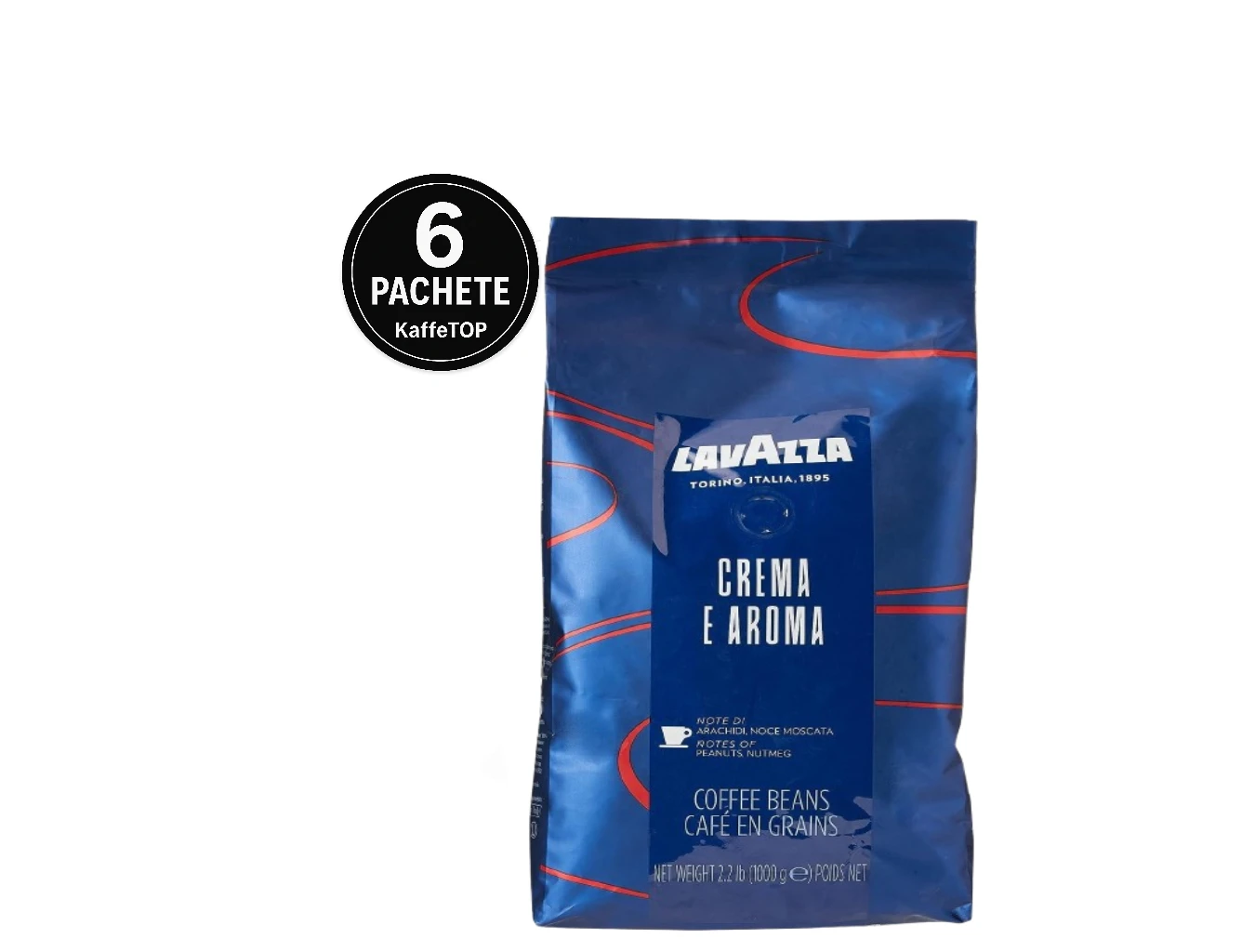 Lavazza Crema e Aroma Blue Cafea Boabe- 6 x 1kg 1 Lavazza Crema e Aroma Blue