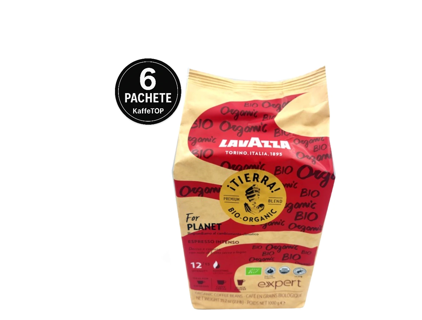 Lavazza Tierra Bio Intenso Expert Cafea Boabe- 6 x 1kg 1 Lavazza Tierra Bio