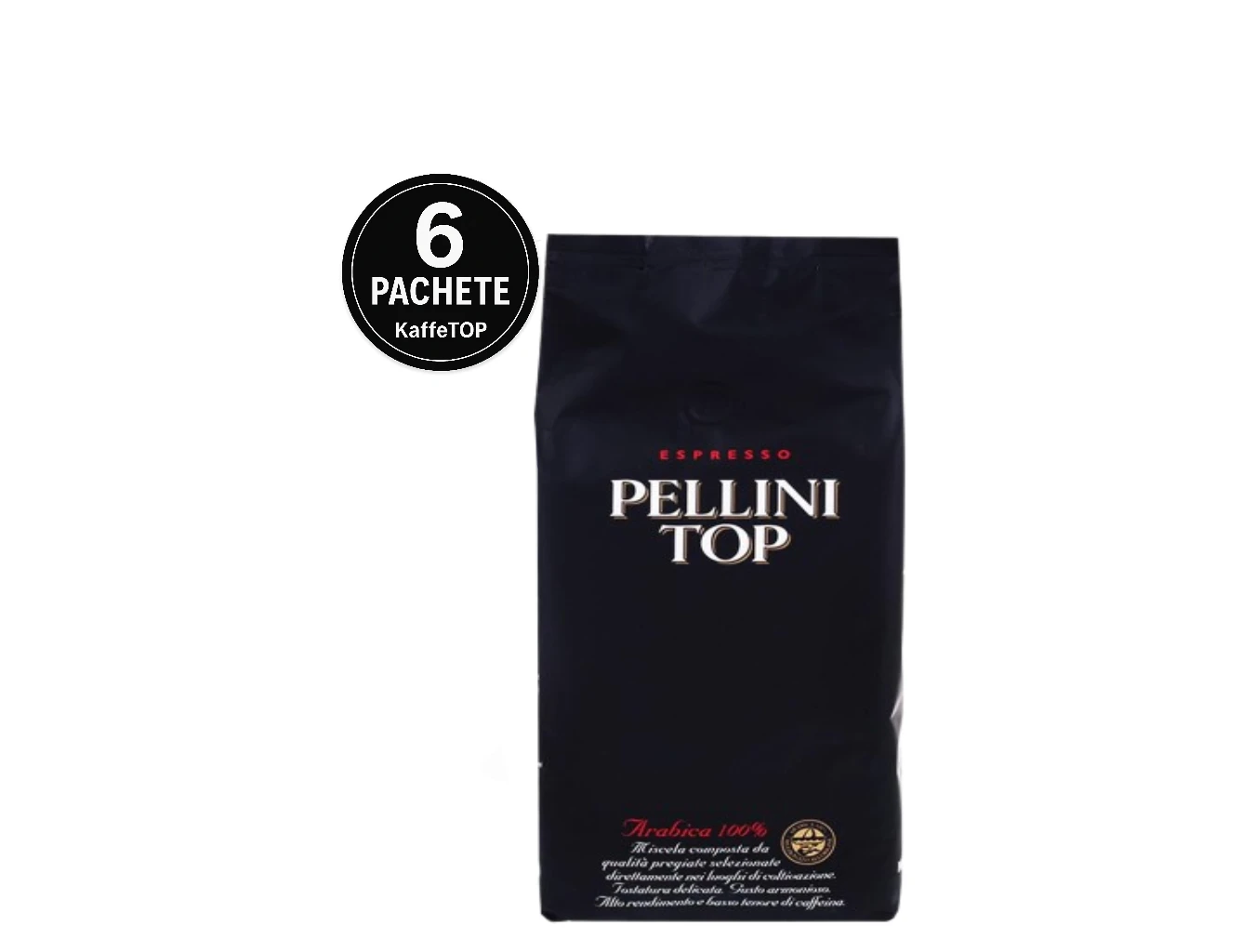 Cafea Boabe Pellini Top 100% Arabica- 6 x 1kg. 1 Pellini Top 100% Arabica